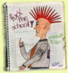 non a lecole et au travail et peace and love